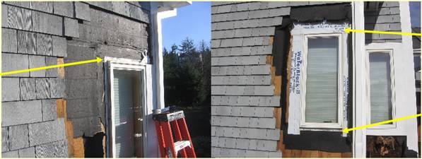 incorrectly installed window vs correctly installed windows