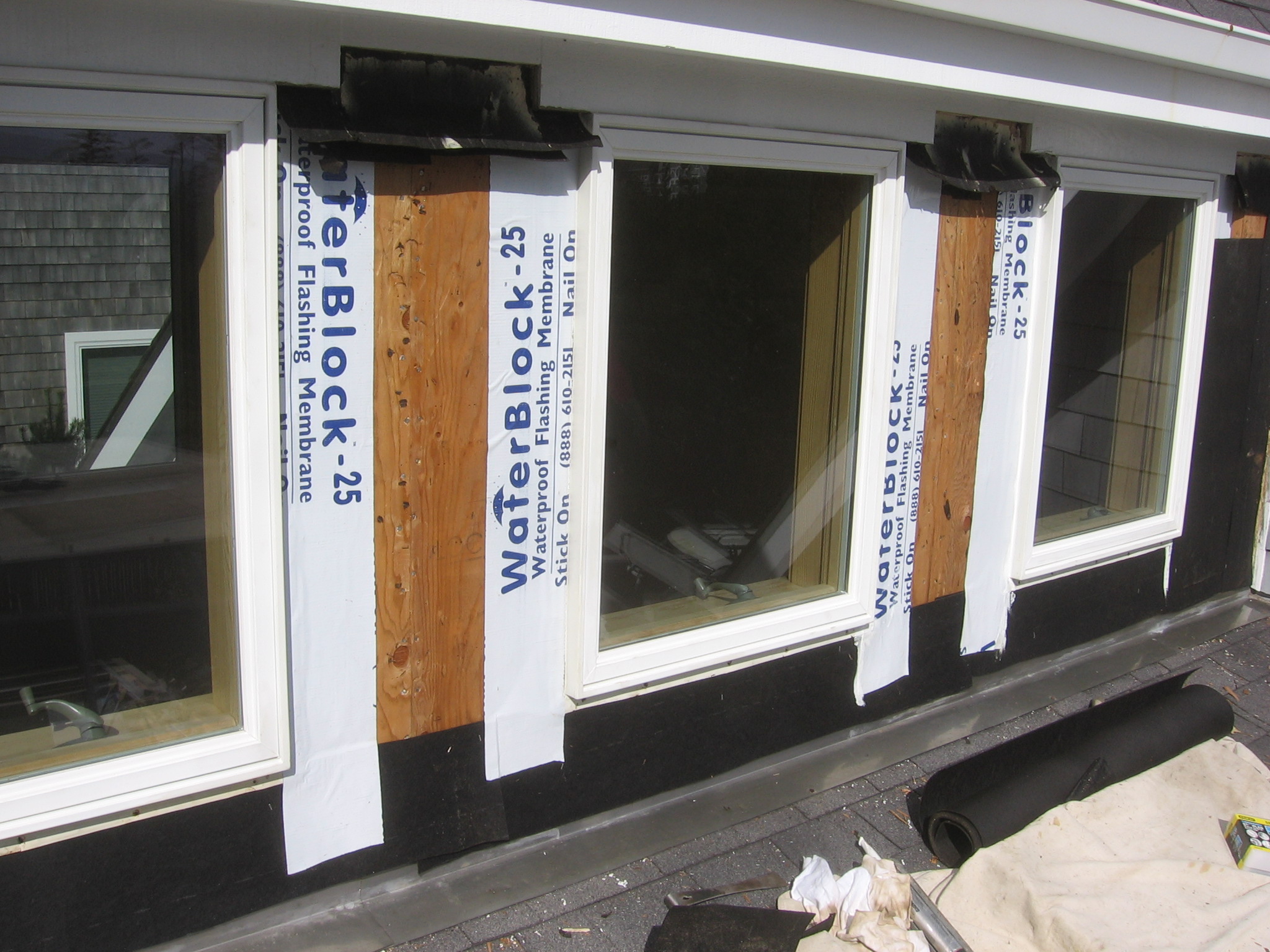 window hangs also help direct water away from the house and siding